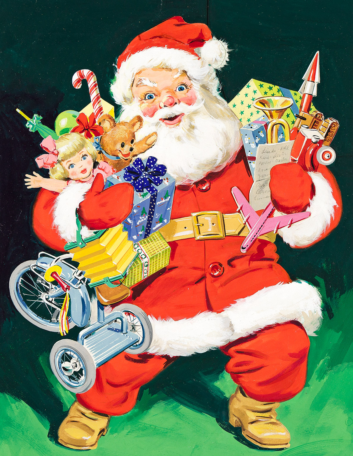 CARL BOBERTZ Santa with Presents.